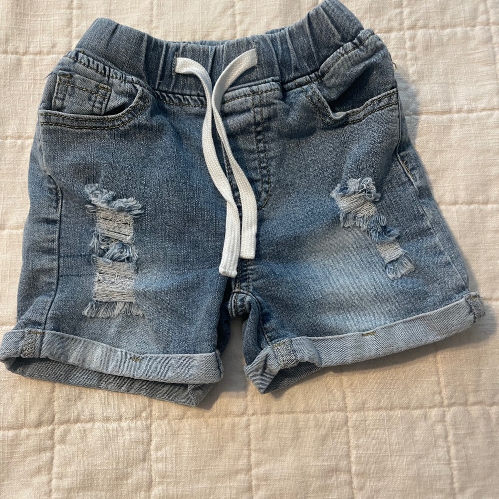 Little Bipsy Distressed Denim shorts